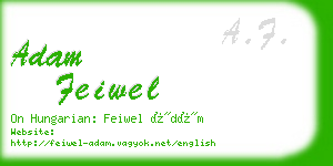 adam feiwel business card